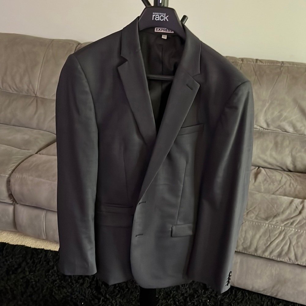 Men’s suit jacket blazer, Express Brand, photographer fitted style, size 42R